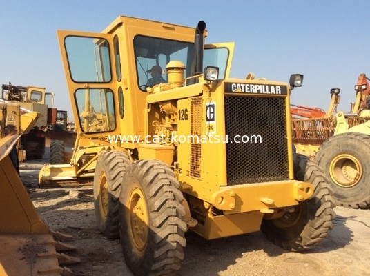 Used Caterpillar Motor Grader 12G/CAT Motor Grader With 3 teeth Ripper